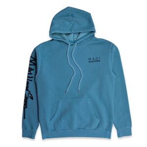 Maui & Sons Unisex Stillwater Cookie Logo Drawstring Hoodie Kangaroo Pockets L